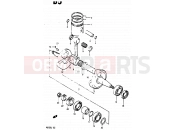 SUZUKI RG125UC G (1986) Gamma 4 - CRANKSHAFT