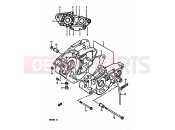 SUZUKI RM250 H (1987) 6 - CRANKCASE (MODEL H)