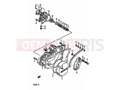 SUZUKI RM250 H (1987) 8 - CRANKCASE COVER-WATER PUMP (MODEL H)