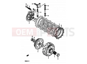 SUZUKI RM250 H (1987) 17 - CLUTCH