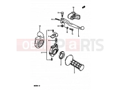 SUZUKI RM250 H (1987) 38 - RIGHT HANDLE SWITCH