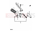 SUZUKI RM250 H (1987) 39 - LEFT HANDLE SWITCH