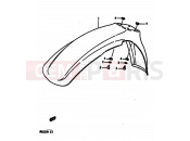 SUZUKI RM250 H (1987) 35 - FRONT FENDER