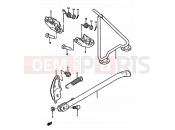 SUZUKI RM250 R (1994) (E02,E04,E24) 17 - STAND-FOOTREST