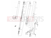 SUZUKI RM250 M (1991) (E03,E28,E33) 22A - FRONT DAMPER (MODEL L)