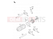 SUZUKI RM65 K3 (2003) (E24) 8 - GEAR CHANGE DRUM/SHIFT FORK
