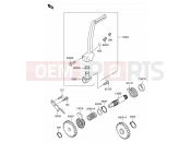 5 - KICKSTARTER MECHANISM - Suzuki RM65 K3 (2003) (E28)