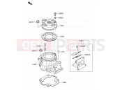 1 - CYLINDER HEAD/CYLINDER - Suzuki RM65 K5 (2005) (E19)