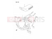 SUZUKI RM80 S (1995) (E24) 15C - FRAME - SEAT (MODEL P/R/S)