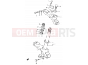 24 - STEERING STEM (MODEL G/H/J) - Suzuki RM80 H (1987) (E03,E28,E33)