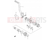 SUZUKI RM80 J (1988) (E03,E28,E33) 13 - KICK STARTER
