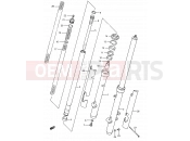 SUZUKI RM80 J (1988) (E03,E28,E33) 23 - FRONT FORK (MODEL G/H/J)