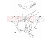 SUZUKI RM80 N (1992) (E03,E28,E33) 17A - FRAME - SEAT (MODEL M/N)