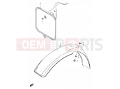 SUZUKI RM80 T (1996) (E24) 22 - FRONT FENDER