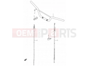 SUZUKI RM80 T (1996) (E03,E28,E33) 23 - HANDLEBAR - CABLE