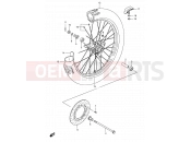 SUZUKI RM80 X (1999) (E03,E28,E33) 30 - FRONT WHEEL