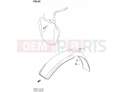 SUZUKI RM85L L2 (2012) 25 - FRONT FENDER