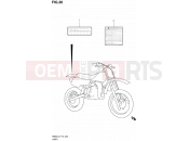 SUZUKI RM85L L2 (2012) 30 - LABEL