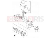 SUZUKI RMX250 N (1992) (E03,E28,E33) 5A - CRANKSHAFT (MODEL L/M/N)