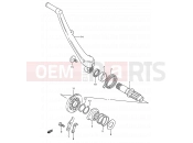 SUZUKI RMX250 N (1992) (E03,E28,E33) 13 - KICK STARTER