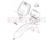 SUZUKI RMX250 N (1992) (E03,E28,E33) 28 - FRONT FENDER