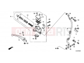 HONDA NSC110MPDC NSC110MPD 2012 F-5 FRONT MASTER CYLINDER