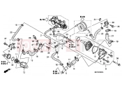 E-6 VÍZSZIVATTYÚ - Honda FJS400A9 SILVER WING 400 ABS 2009