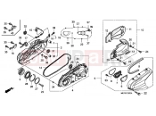 E-12 LENGŐKAR - Honda FJS400A9 SILVER WING 400 ABS 2009