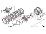 HONDA CB1300A9 CB1300 Super Four ABS 2009 E-7 CLUTCH