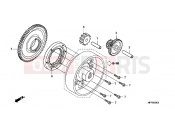 HONDA CB1300A9 CB1300 Super Four ABS 2009 E-8 CLUTCH COUPLING START