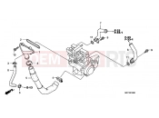 HONDA CB1300A9 CB1300 Super Four ABS 2009 E-18 WATER PIPE