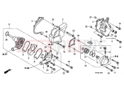 HONDA CBF10008 CBF1000 2008 E-10 WATER PUMP