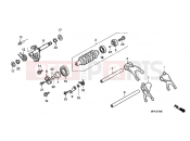 HONDA CBF10008 CBF1000 2008 E-16 TRANSMISSION DRUM