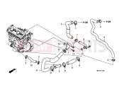 HONDA CBF10008 CBF1000 2008 E-17 WATER PIPE