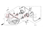 HONDA CBF10008 CBF1000 2008 F-1 HEADLIGHT