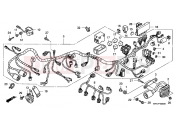HONDA CBF1000A7 CBF1000 ABS 2007 F-30 WIRING HARNESS