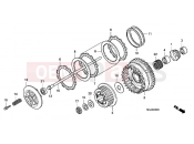 HONDA CBF1000FB CBF1000F 2011 E-6 CLUTCH