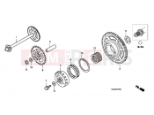 HONDA CBF1000FB CBF1000F 2011 E-7 CLUTCH COUPLING START