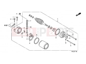 HONDA CBF1000FB CBF1000F 2011 E-11 STARTER ENGINE