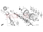 HONDA CBF1000FB CBF1000F 2011 E-14 CRANKSHAFT / PISTON