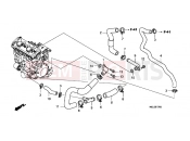 HONDA CBF1000FB CBF1000F 2011 E-17 WATER PIPE