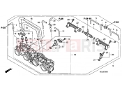 HONDA CBF1000FB CBF1000F 2011 E-18 THROTTLE HOUSING