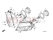 HONDA CBF1000FB CBF1000F 2011 F-1 HEADLIGHT