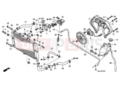 HONDA CBF1000FB CBF1000F 2011 F-41 RADIATOR