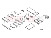 HONDA CBF1000FB CBF1000F 2011 F-48 TOOLS