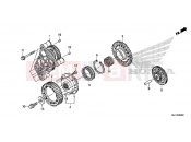 HONDA CTX1300AE CTX1300A 2014 E-9 CLUTCH COUPLING START