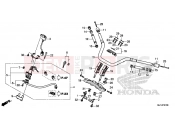 HONDA CTX1300AE CTX1300A 2014 F-7 STEERING BAR PIPE / UPPER BRIDGE