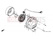 HONDA VFR800A2 INTERCEPTOR ABS 2002 E-8 GENERATOR