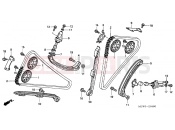 HONDA VFR800A3 INTERCEPTOR ABS 2003 E-4 TIMING CHAIN ​​/ TENSIONER