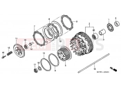 HONDA VFR800A3 INTERCEPTOR ABS 2003 E-6 CLUTCH